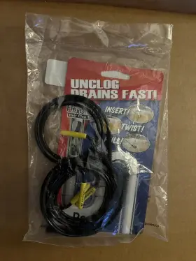 Flexisnake 897020002042 Hair Clog Tool For Unclogging Drains- 4 Pack New