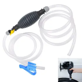 Hxg-01 Fuooo 9.8ft Siphon Pump For Gasoline Multifunction Liquid Sucker Comes With F