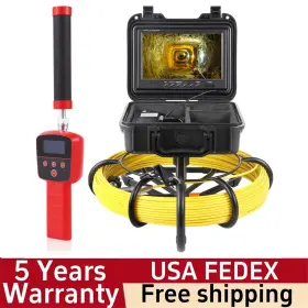 91.5m Garvee 629828515727 Sewer Camera With 512 Hz Locator 300 Ft/91.5m 9 Inch Pipe Self Leveling