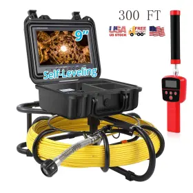 Ip68 Garvee 950000028167 9 Inch 300ft Sewer Pipeline Inspection Camera With Dvr And Locator Waterproof