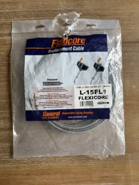 L-15fl1 General Wire Flexicore Snake Cable W Regular Head 15ft X1 4 Inch