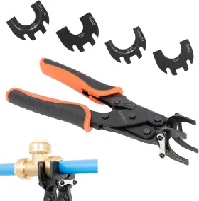 1941m Gianneer Push To Connect Removal Tool Disconnect Tongs Plumbing Tools For 1/2 Inch 3/4