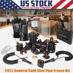 Cst2-s Gm-motor Cst2 General Pipe Cleaners Cold-shot Freeze Kit Tube Wire Plumbing Freezing