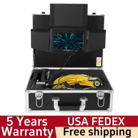 Goyrrbay 629829195119 165ft Waterproof Sewer Camera With 7ftft Hd Screen Adjustable Led Dvr Function