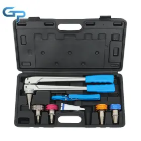 Gre256365 Greatparts Manual Pex Pipe Expander Tool Kit With 3/8 In 1/2 3/4 1 Expansion Heads