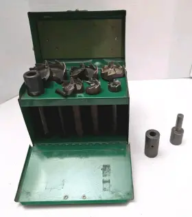 50199374 Greenlee Tool 1440 Pipe Bit Set For Standard 1/2 3/4 1 1-1/4 1-1/2 2 Inch Tin