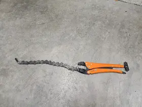 Gr186-12 Grip-on 186-12 Chain Pipe Cutter Made In Spain Low Use
