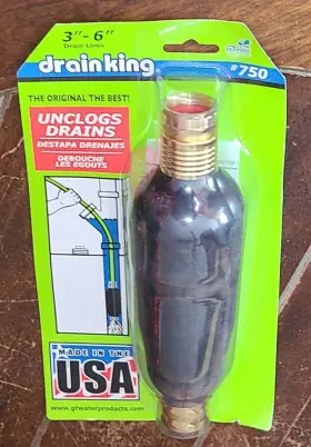 Gt Water 077115750366 Drain King 3 Inch - 6 Lines Unclogs Drains Model #750