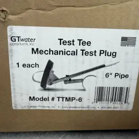 Gtwater Ttmp-6 Safe-t-seal 6 Inch Mechanical Pipe Test Plug Drain Tester