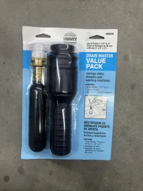 090640 Harvey Drain Master Value Pack For 1.5 Inch To 3 Drains #090640 Clog Buster New
