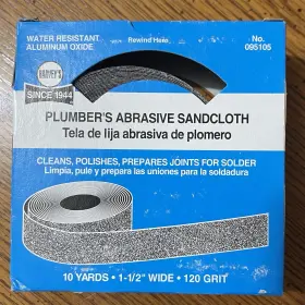 095105 Harvey 95105 1-1/2-inch By 10 Yards Color E-z Clean Abrasive Sandcloth