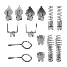 Wbs0004-s Hesderty Wr0605 Drain Cleaner Cutter Head 14pcs Combination Set P