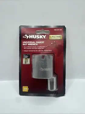 410-073-0111 Husky Universal Faucet Nut Wrench With 3/8 Adapter Kit Freeshipping S1