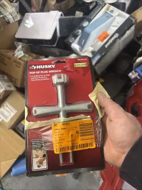 1003 Husky 820909997665 Pop-up Plug Wrench Drain Holder Tool 005 297 New Open Package