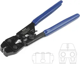 Crp650 Icrimp Pex Cinch Tool For Stainless Steel Clamp-vertical&parallel Blue