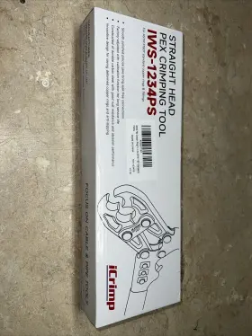 Iws-1234ps Icrimp Isw-1234ps Pex Straight Head Crimping Tool Nib