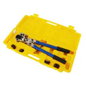 053254 Intbuying Manual Clamping Pliers 0.63/0.79/1 Inch Copper Pipe Press Pex Crimp Tool