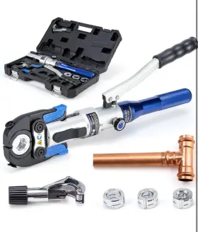 Ht-1950-n Isobad Ibosad Copper Tube Fittings Hydraulic Pipe Crimping Tool - 1/2 Inch 3/4 1 Jaws