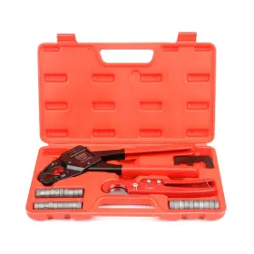 Iwiss 709619251437 Combo Angle Head Pex Pipe Crimping Tool Kits For 1/2 Inch 3/4 Crimp