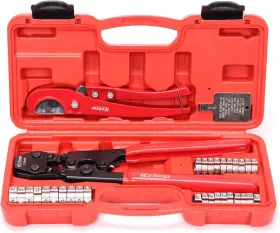 Iwiss Tools 445019447485 Icrimp Pex Pipe Clamp Crimping Tool Kit Cinch Crimper For Stainless Steel C