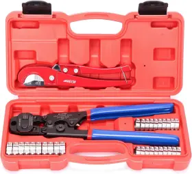 Iwiss Tools 445031632692 Icrimp Ratchet Pex Cinch Tool With Removing Function For 3/8-in 1/2-in 3/4-in