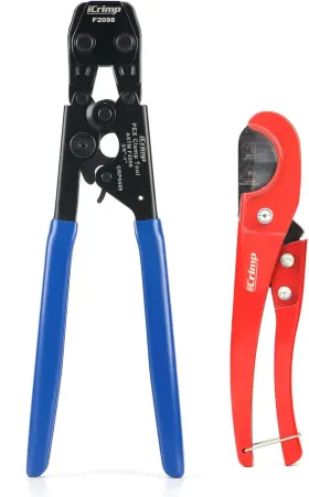 Iwiss Tools 445044757733 Icrimp Pex Clamp Cinch Tool For 3/8-inch To 1-inch Stainless Steel Clamps Meet A