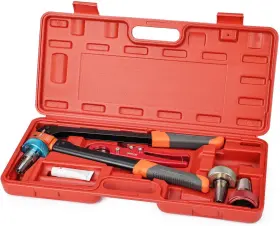 Variation-4 Iwiss Icrimp Ratcheting Pex Expansion Tool Kit Auto Rotation Pex-a Tubing Expander