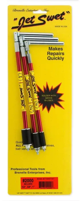 Js2000 Jet Swet Jetpack 2000 Kit - 1/2 Inch 3/4 And 1 Tools 3 Pieces