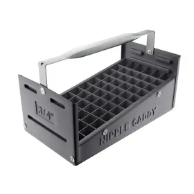 N70175 Jones Stephens 3/4 Plastic Nipple Caddy Tray - Grey