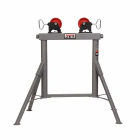 Jpw Industries 019907898108 Jet Jt1-2403 Adjustable Pipe Roller Stand 2500lb 24in Capacity