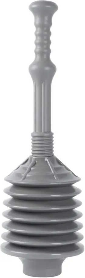 Jsp3514gry Js Jackson Supplies Professional Bellows Accordion Toilet Plunger High Gray