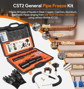 Cst2 Jt-motor General Pipe Cleaners Cold-shot Freeze Kit 10 Sets From 1/8 Inch To 2