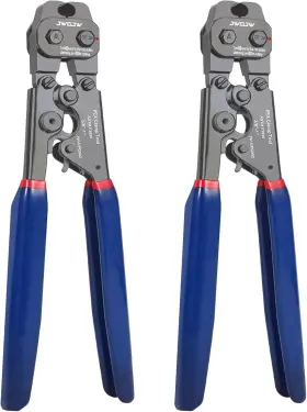 Jwgjw 445039454456 Pex Clamp Tool Kit Contain 2pcs Cinch And Remove Blue For 3/8 To 1