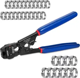 Jwgjw Jinwen-tool-002 Pex Pipe Cinch Clamp Tool Ratchet Crimping Removing Function Kit With 22 10