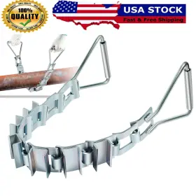 Kyqp1591 Ky-motor 33 Inch Steel Pipe Descaler Ds12 Zinc-plated Scale Remover Fits 3 To12 Pipes