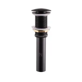 Lexora Home 810014572291 Pop-up Drain Assembly Without Overflow Matte Black