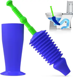 Luigis 744759136152 Worlds Best Plunger - Unclogger Tools For Unblocking Toilet Heavy Dut