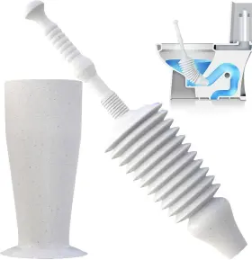 Bc-5uqm-tm9y Luigis Worlds Best Plunger - Unclogger Tools For Grey Toilet Gray