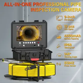 Bl5860djyabtx-7c-30m Maotewang 30m Sewer Camera Dvr Pipe Inspection With 512hz Self-leveling Borescope