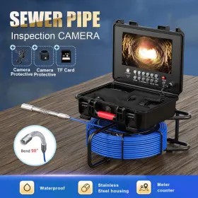 F958jmblabtx-50m Maotewang 50m Drain Sewer Endoscope 512hz Signal Self-leveling Pipe Camera 9 Inch Monitor