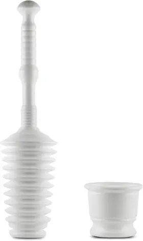 Mp500-b4 Master Plunger Heavy Duty Bathroom Toilet 1 Count Pack Of White