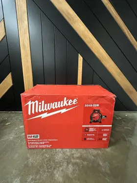 3318-22b Milwaukee M12 12v 85 Foot High Flex Compact Inspection Camera Kit