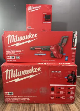 3974-22 Milwaukee Self Leveling Pipeline Sewer Camera Seesnake System 200ft Feet Ridgid