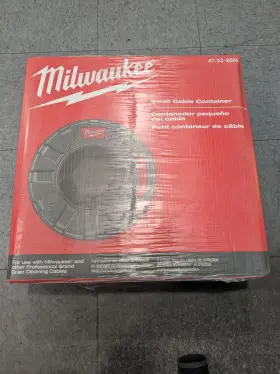47-53-2869 Milwaukee Tool Small Cable Container For 5/8 Inch Sectional