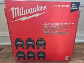 49-16-2461 Milwaukee Tool 1/4 Inch - 7/8 Streamline Acr Press Jaw Kit