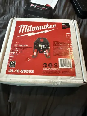 49-16-2650s Milwaukee 1/2 Inch Ips-ia Jaw For M18 Force Logic Press Tool Stainless