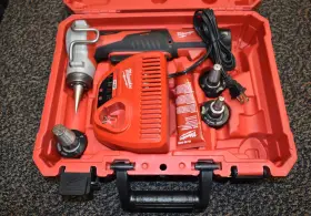 2474-22 Milwaukee 880192591100 Pex Expansion Kit M12 With Battery Charger 3 Heads&hard Case
