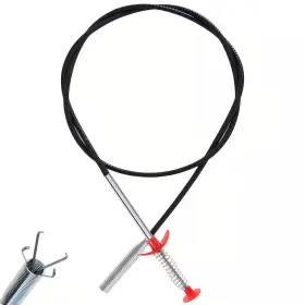 Misopily 313103696620 63 Inch Flexible Drain Snake Clog Remover Grabber Claw Tool For Kitchen Bathroom