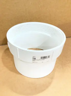 P1506 Nds Schedule 35 6 Inch Spigot Each X D Fpt Pvc Cleanout Adapter 1 Pk