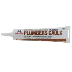 25631 Oatey Hercules 5.5oz Plumbers Caulk Sealant In Bone/almond - 2 Pack